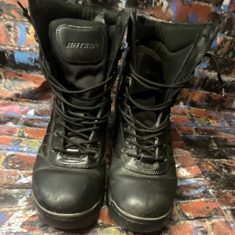 Bates Men's Black Tactical Boots Waterproof Slip Resistant Cushioned 10 E02261